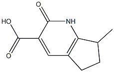 1H-Cyclopenta[b]pyridine-3-carboxylic acid,2,5,6,7-tetrahydro-7-methyl-2-oxo Structure