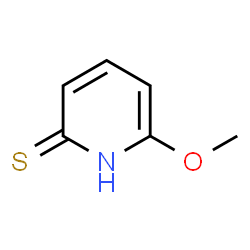 2(1H)-Pyridinethione,6-methoxy-(9CI) picture