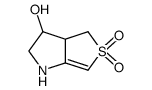 3-hydroxy-2,3,3a,4-tetrahydro-1H-thieno[3,4-b]pyrrole 5,5-dioxide Structure