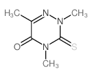 1,2,4-Triazin-5(2H)-one,3,4-dihydro-2,4,6-trimethyl-3-thioxo- picture