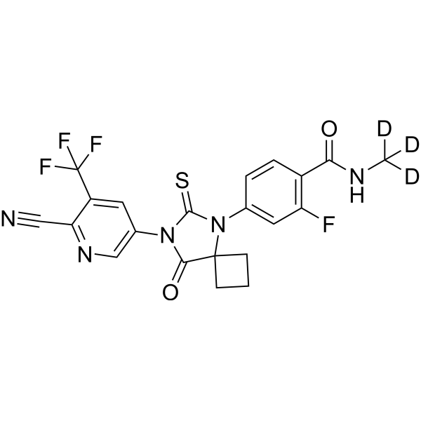 阿帕鲁胺-d3结构式