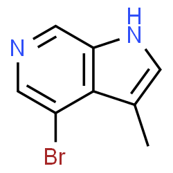 4-Bromo-3-methyl-1H-pyrrolo[2,3-c]pyridine structure