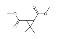 dimethyl (1S,2S)-3,3-dimethylcyclopropane-1,2-dicarboxylate Structure