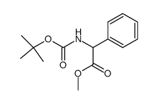 2-((叔丁氧基羰基)氨基)-2-苯乙酸甲酯图片