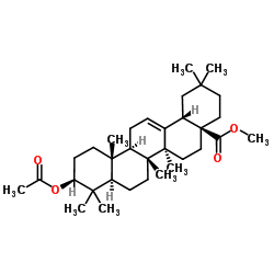 3-Acetyloleanolic acid methyl ester structure