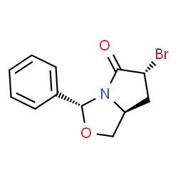 (3R,6R,7aS)-6-溴-3-苯基四氢吡咯并[1,2-c]噁唑-5(3H)-酮图片