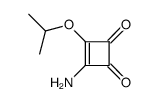 3-Cyclobutene-1,2-dione,3-amino-4-(1-methylethoxy)-(9CI) structure