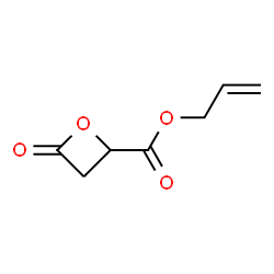 2-Oxetanecarboxylicacid,4-oxo-,2-propenylester(9CI) structure