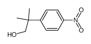 2-methyl-2-(4-nitrophenyl)propan-1-ol结构式