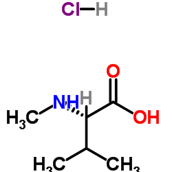 N-methyl-valine hydrochloride Structure