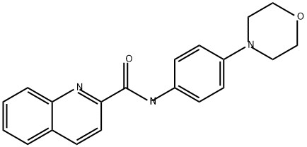 N-[4-(morpholin-4-yl)phenyl]quinoline-2-carboxamide picture