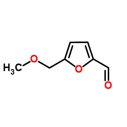 5-(甲氧基甲基)呋喃-2-甲醛结构式