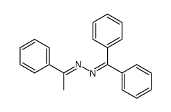 1-(diphenylmethylidene)-2-(1-phenylethylidene)hydrazine Structure