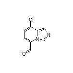8-氯咪唑并[1,5-a]吡啶-5-甲醛结构式