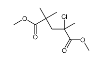 dimethyl 2-chloro-2,4,4-trimethylpentanedioate Structure