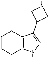 3-(氮杂环丁烷-3-基)-4,5,6,7-四氢-1H-吲唑结构式