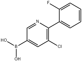 5-Chloro-6-(2-fluorophenyl)pyridine-3-boronic acid图片