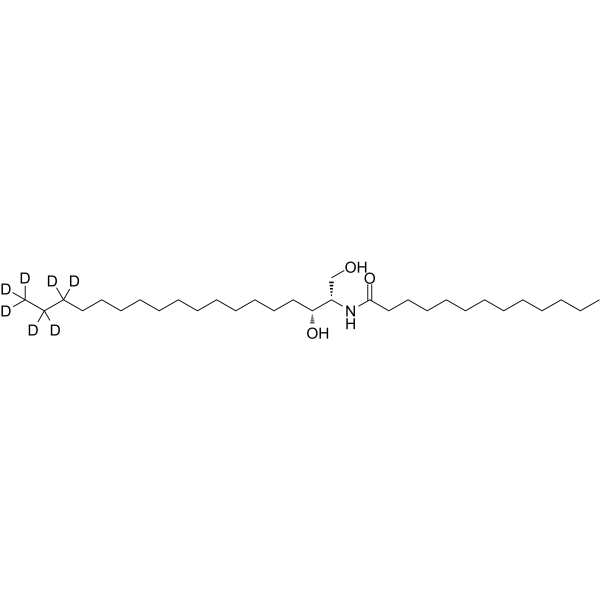 N-Tridecanoyl-D-erythro-sphinganine-d7 Structure