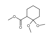 methyl 2,2-dimethoxycyclohexanecarboxylate Structure