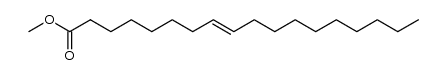 8-octadecenoic acid methyl ester Structure