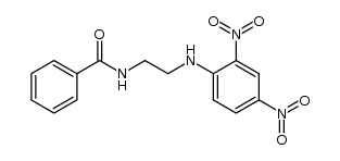 N-(2,4-Dinitrophenyl)-N'-benzoylethylendiamin Structure