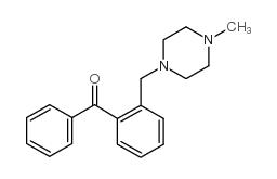 2-(4-METHYLPIPERAZINOMETHYL)BENZOPHENONE structure