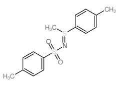 Benzenesulfonamide,4-methyl-N-[methyl(4-methylphenyl)-l4-sulfanylidene]- structure