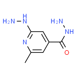 4-Pyridinecarboxylicacid,2-hydrazino-6-methyl-,hydrazide(9CI) Structure