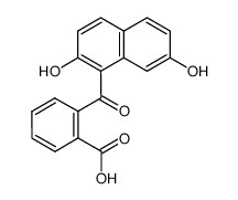 2-(2,7-Dihydroxy-naphthoyl)-benzoesaeure结构式