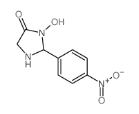 3-hydroxy-2-(4-nitrophenyl)imidazolidin-4-one Structure