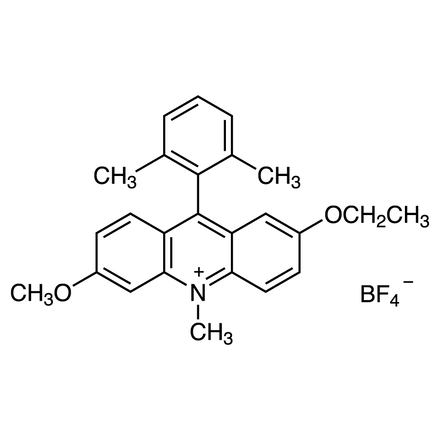 9-(2,6-二甲基苯基)-2-乙氧基-6-甲氧基-10-甲基吖啶四氟硼酸盐结构式