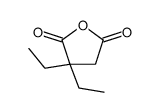 Dihydro-3,3-diethyl-2,5-furandione Structure