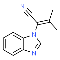 1H-Benzimidazole-1-acetonitrile,alpha-(1-methylethylidene)-(9CI)结构式