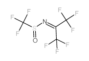 Methanesulfinamide,1,1,1-trifluoro-N-[2,2,2-trifluoro-1-(trifluoromethyl)ethylidene]- Structure