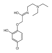 2-(4-chloro-2-hydroxyphenoxy)-N-[2-(diethylamino)ethyl]acetamide结构式