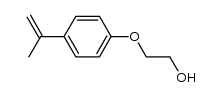 1-(2-hydroxyethoxy)-4-isopropenylbenzene结构式