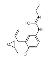 1-ethyl-3-[4-(oxiran-2-ylmethoxy)-3-prop-2-enylphenyl]urea Structure