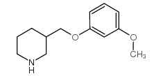 3-[(3-methoxyphenoxy)methyl]piperidine structure