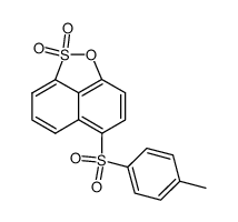 6-(toluene-4-sulfonyl)-naphth[1,8-cd][1,2]oxathiol-2,2-dioxide Structure