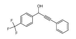 3-phenyl-1-(4-(trifluoromethyl)phenyl)prop-2-yn-1-ol Structure