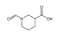 1-Formyl-3-piperidinecarboxylic acid结构式