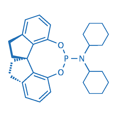 (11aR)-N,N-Dicyclohexyl-4,5,6,7-tetrahydrodiindeno[7,1-de:1',7'-fg][1,3,2]dioxaphosphocin-12-amine Structure