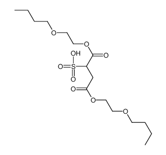 1,4-bis(2-butoxyethoxy)-1,4-dioxobutane-2-sulfonic acid结构式