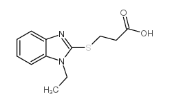 3-[(1-ETHYL-1H-BENZIMIDAZOL-2-YL)THIO]PROPANOIC ACID picture