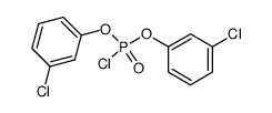 di(m-chlorophenyl)phosphoric acid chloride Structure