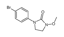 1-(4-bromophenyl)-3-methoxyimidazolidin-2-one结构式