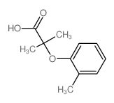 PROPANOIC ACID, 2-METHYL-2-(2-METHYLPHENOXY)- structure