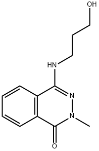 4-[(3-Hydroxypropyl)amino]-2-methyl-1(2H)-phthalazinone Structure