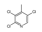 2,3,5-Trichloro-4-methylpyridine Structure