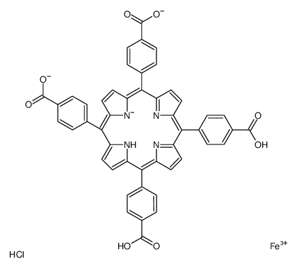 5,10,15,20-TETRAKIS-(4-CARBOXYPHENYL)-PORPHYRIN-FE-(III) CHLORIDE picture